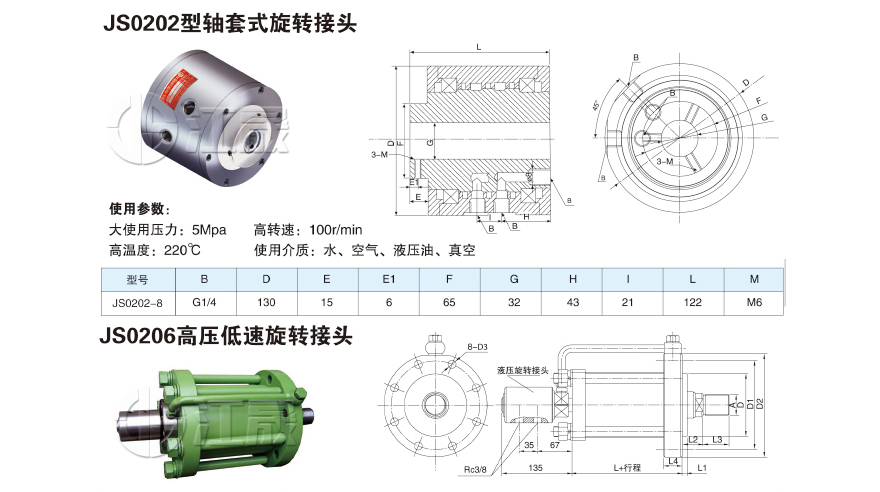 不
锈钢旋转接头